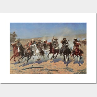 A Dash for Timber by Frederic Remington Posters and Art